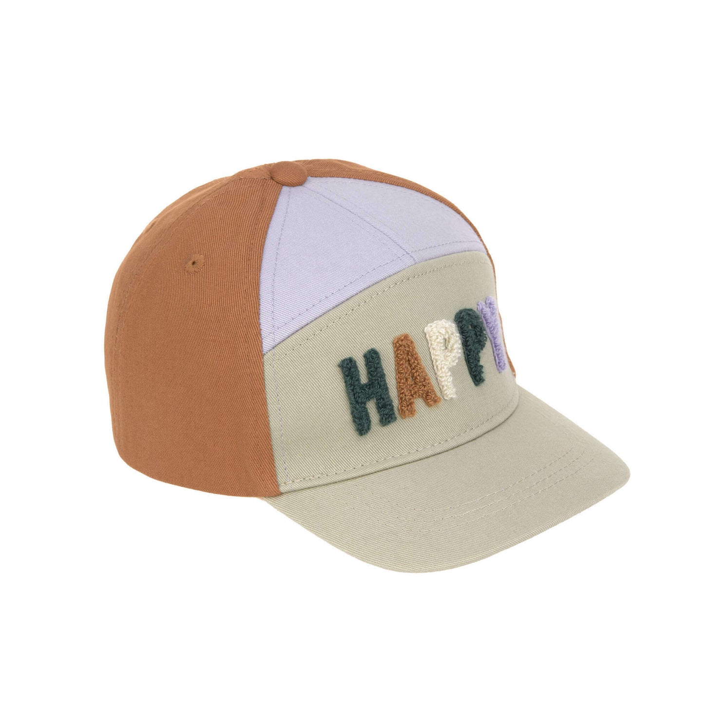 Lässig - kinder basebalpet, Happy lichtkhaki/caramel, 2 maten