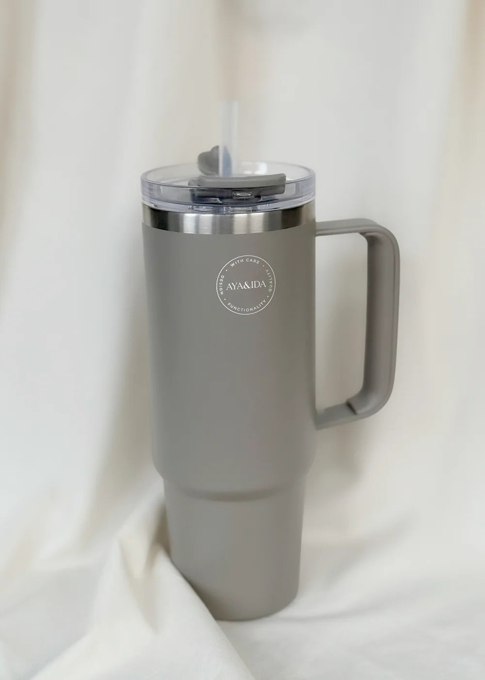 AYA and IDA - thermocup with straw - 885ml