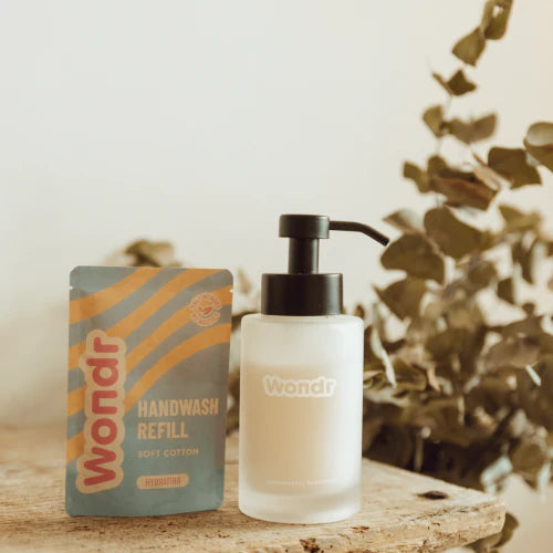 WONDR - handzeep fles + refill (2 soorten)