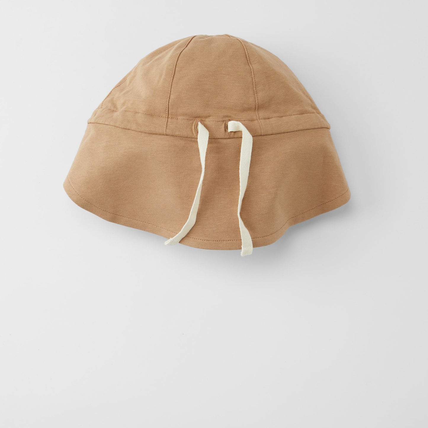 Cloby - omkeerbaar zonnehoedje UPF 50+ peanut brown/sandy beach