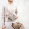 PALOPA - Dog bum bag EMMA - taupe