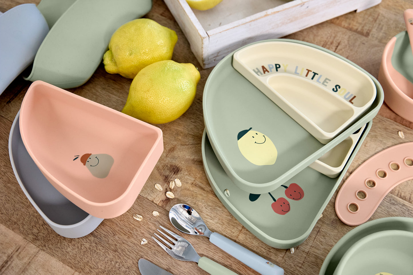 Lässig - Siliconen dish set (diverse varianten)