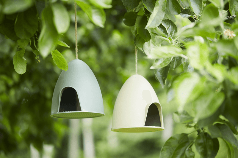Point Virgule - voederhuisje voor vogels uit bamboevezel
