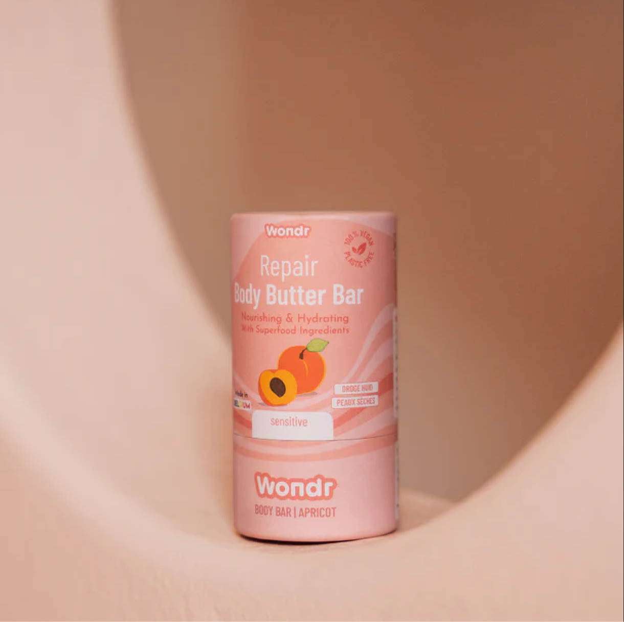 WONDR - Repair Body Butter Bar - Abrikoos