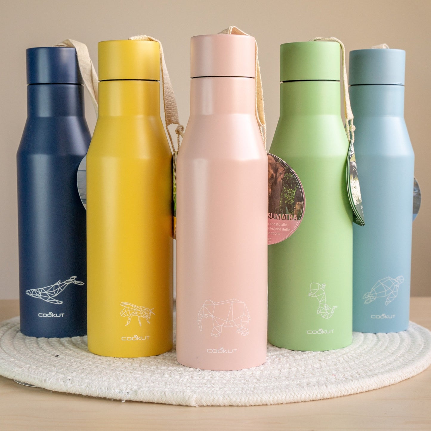 Cookut dubbelwandige drinkflessen