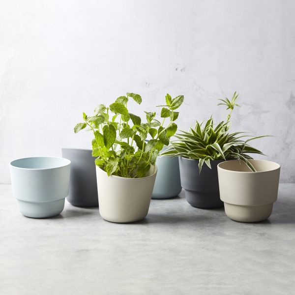 Point-Virgule - kruidenpot/bloempot uit bamboevezel