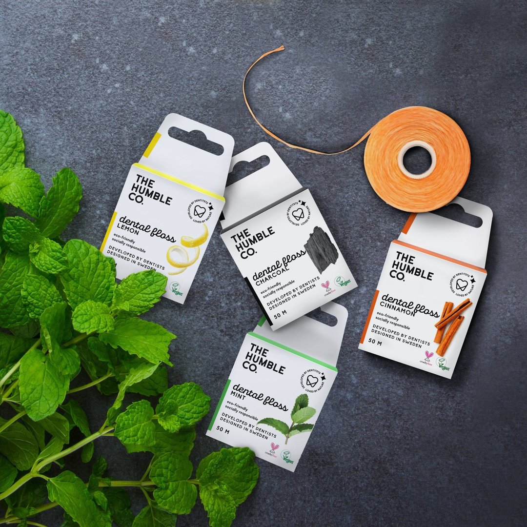 The Humble Co. - dental floss munt 50m