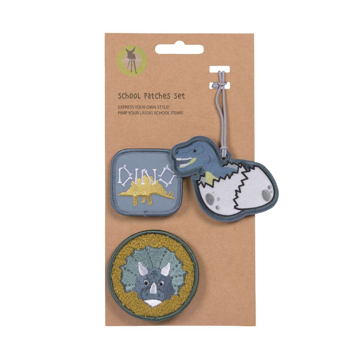Lässig - school patches set jurassic