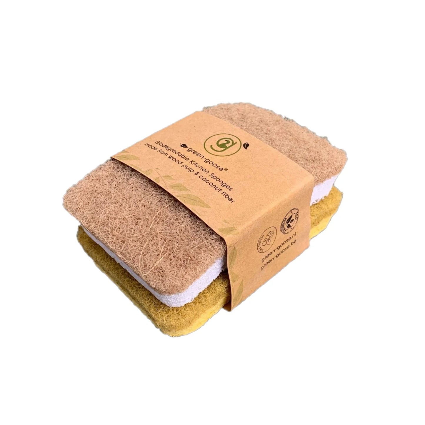 Green Goose - composteerbare bio keukenspons - 2 stuks