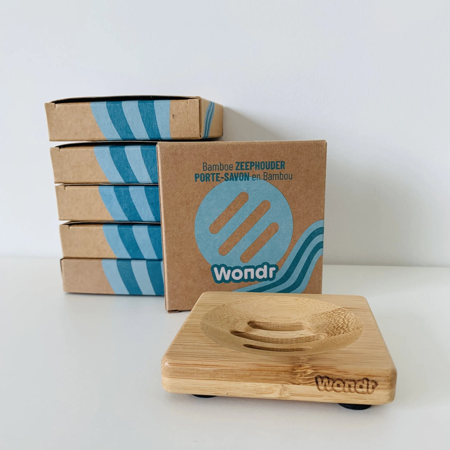 WONDR - bamboo bar holder vierkant