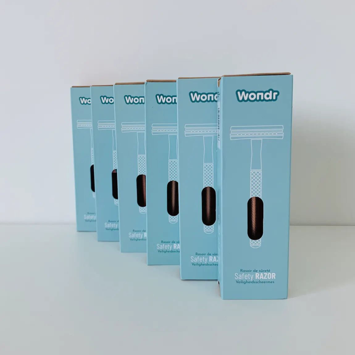 WONDR - safety razor met houder - diverse varianten