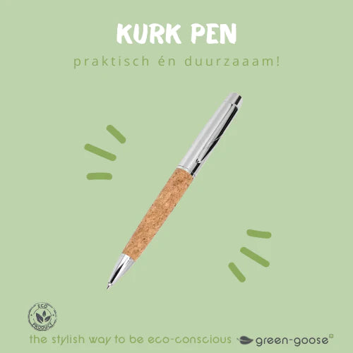 Green Goose - pen kurk metaal