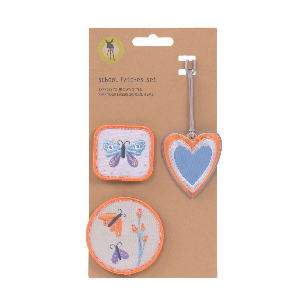 Lässig - school patches set butterfly