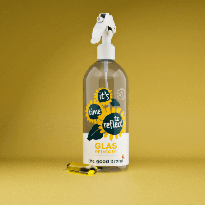 The good brand - glasreiniger fles met pod