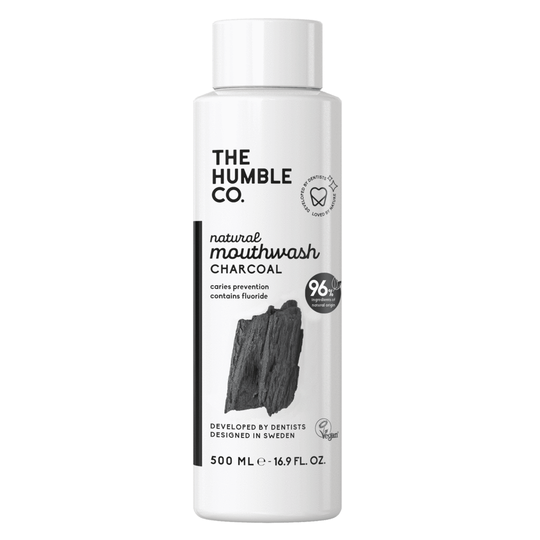 The Humble Co. - mondwater houtskool 500ml
