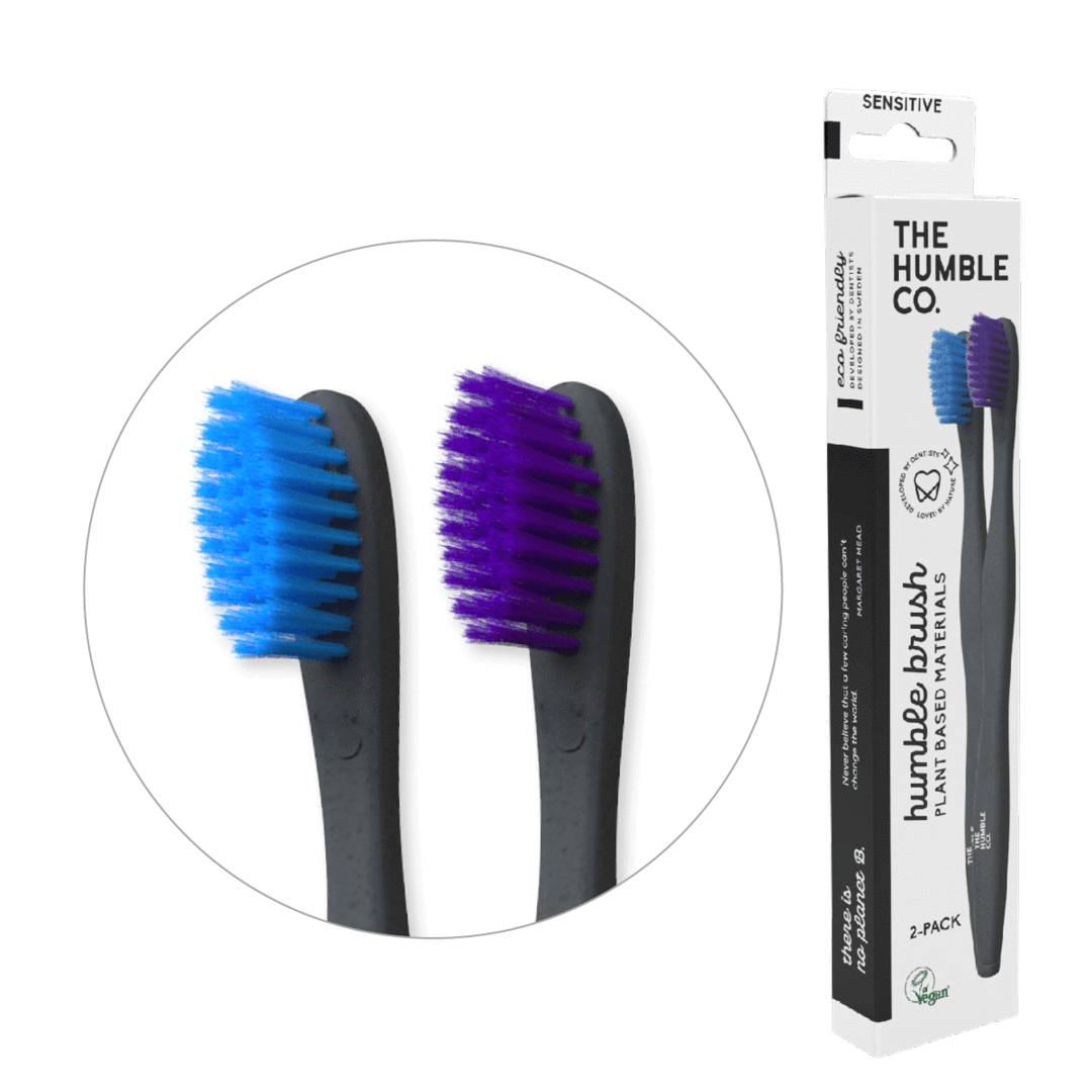 The Humble Co. - tandenborstel sensitive plant-based (2 pack)
