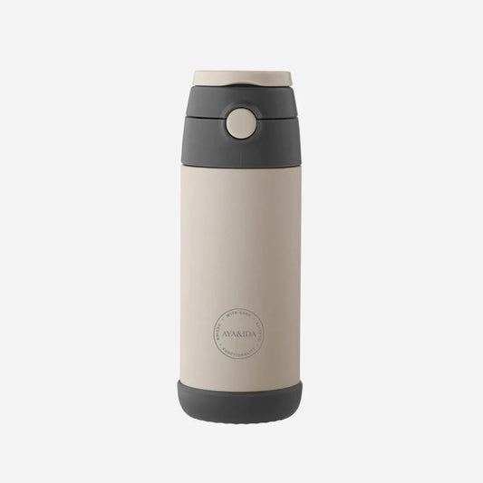 AYA and IDA - drinking bottle with kids straw - 350ml