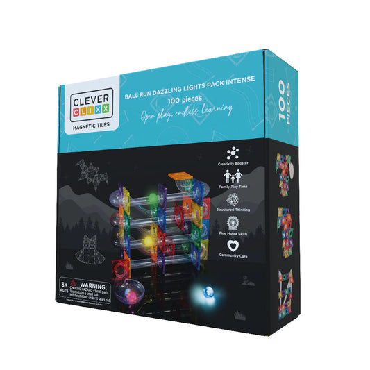 CLEVERCLIXX - Ball Run Dazzling Lights Pack Intense 100-delig