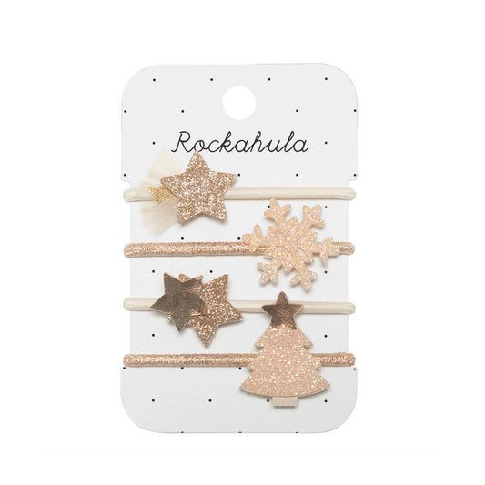 Rockahula - (Kerst) Gouden Kerstelastiekjes