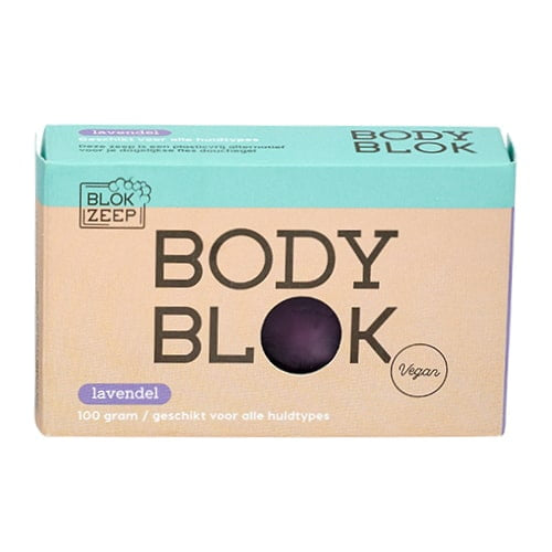 Blokzeep - body bar lavendel